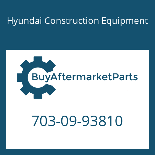 Hyundai Construction Equipment 703-09-93810 - Cover