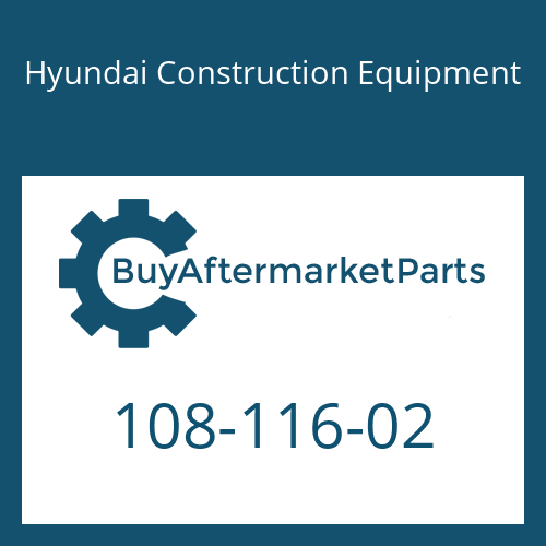 Hyundai Construction Equipment 108-116-02 - O-Ring