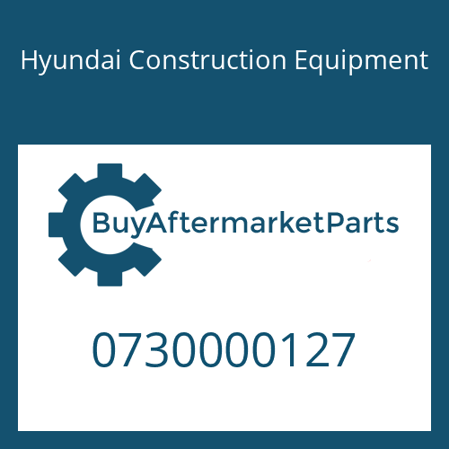 Hyundai Construction Equipment 0730000127 - Washer(S=1.0)