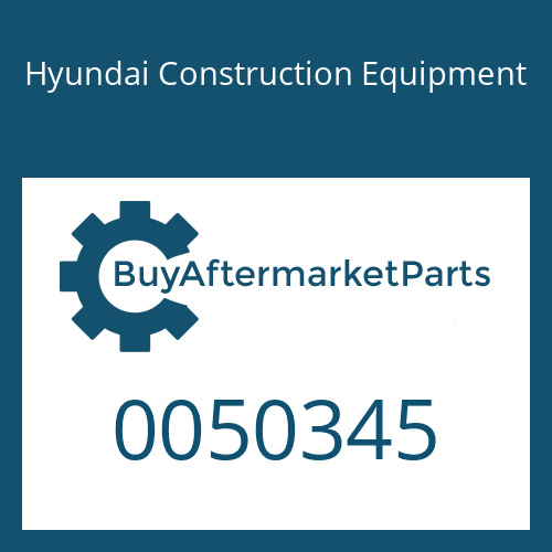 Hyundai Construction Equipment 0050345 - BUSH,IDLE GEAR