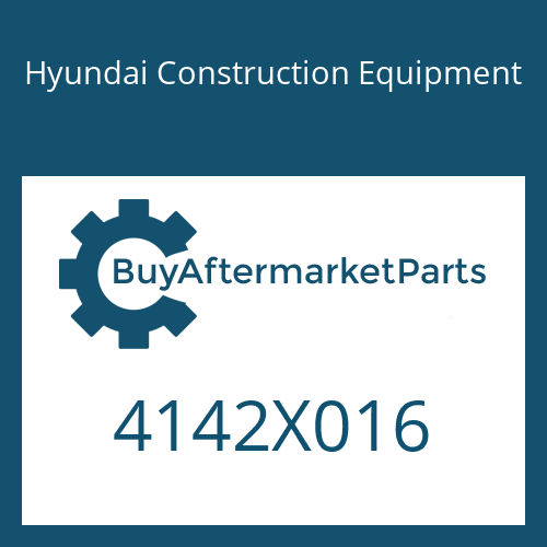 Hyundai Construction Equipment 4142X016 - COVER-HEAD