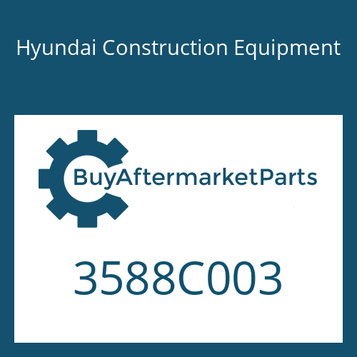 Hyundai Construction Equipment 3588C003 - Joint for Heavy Equipment
