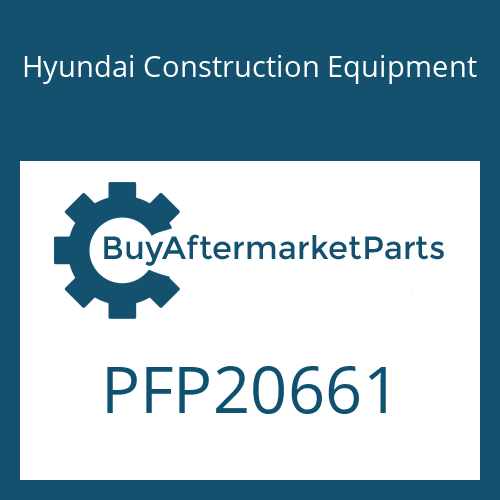 Hyundai Construction Equipment PFP20661 - Plate