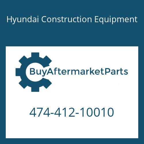 Hyundai Construction Equipment 474-412-10010 - CAP