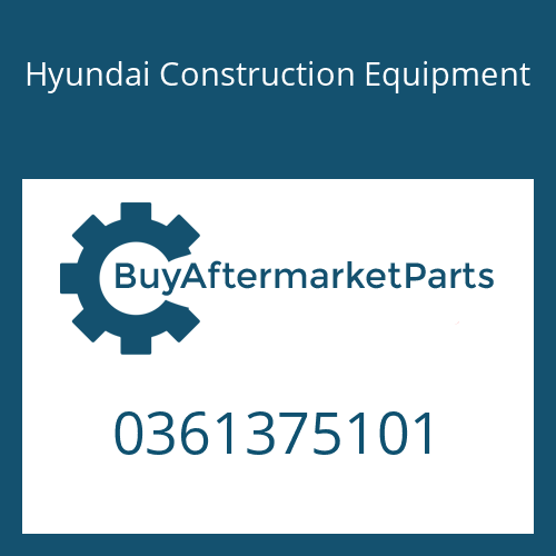 Hyundai Construction Equipment 0361375101 - Panel Meter