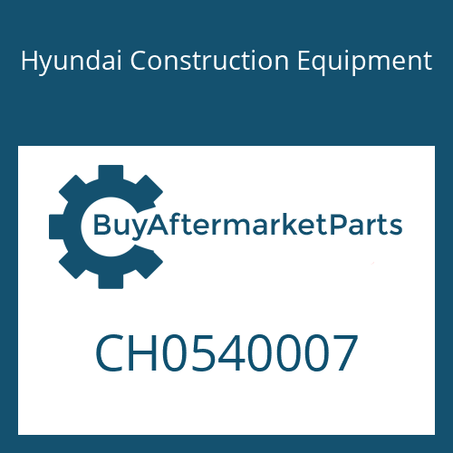 Hyundai Construction Equipment CH0540007 - Shaft