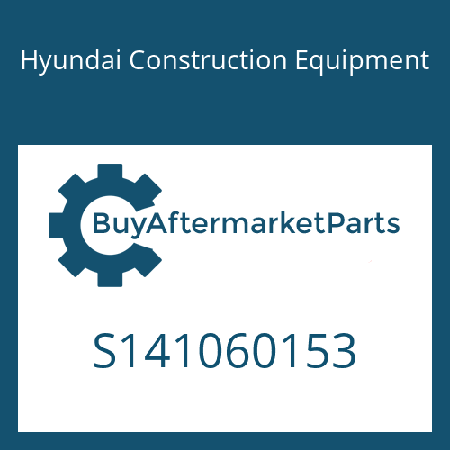 Hyundai Construction Equipment S141060153 - Screw-Cross Recess