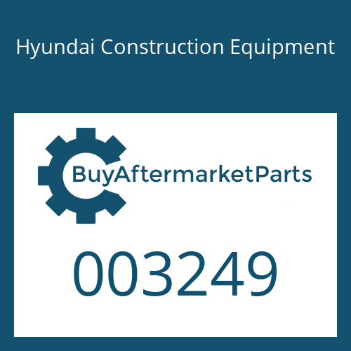 Hyundai Construction Equipment 003249 - BOLT