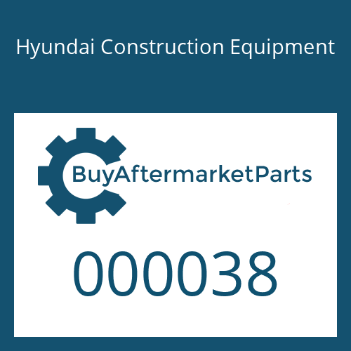 Hyundai Construction Equipment 000038 - BAND ASSY