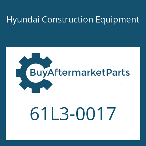 Hyundai Construction Equipment 61L3-0017 - Cylinder-Boom-Rh
