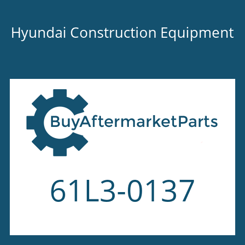 Hyundai Construction Equipment 61L3-0137 - PIN-JOINT