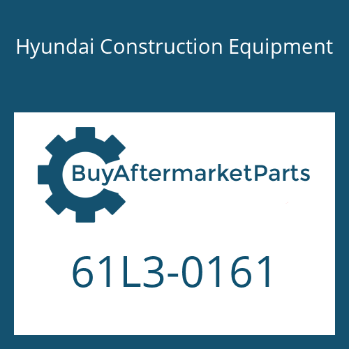 Hyundai Construction Equipment 61L3-0161 - Plate Wa for Heavy Equipment