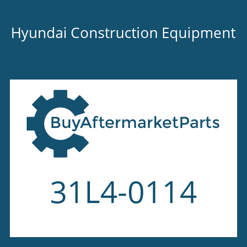 Hyundai Construction Equipment 31L4-0114 - FITTING