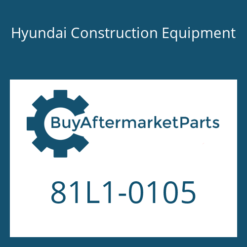 Hyundai Construction Equipment 81L1-0105 - FITTING