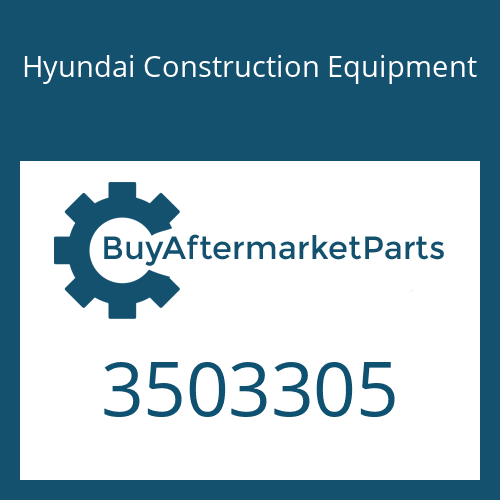 Hyundai Construction Equipment 3503305 - IMPELLER for Heavy Equipment