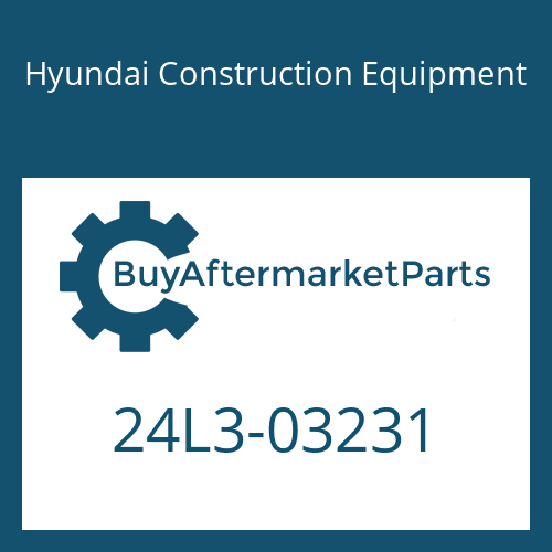 Hyundai Construction Equipment 24L3-03231 - GROMMET