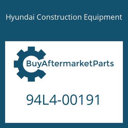 Hyundai Construction Equipment 94L4-00191 - DECAL-SPECSHEET for Heavy Equipment