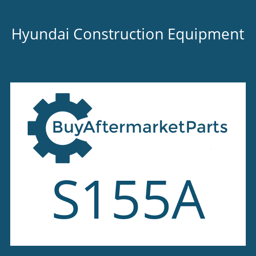 Hyundai Construction Equipment S155A - Screw-Hex Hd Cap
