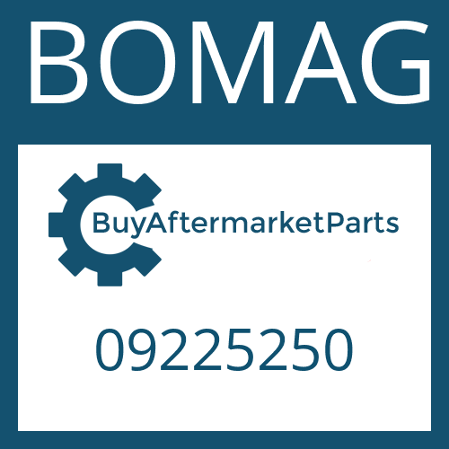 BOMAG 09225250 - SNAP RING for Heavy Equipment