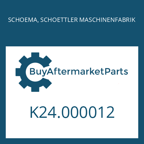 SCHOEMA, SCHOETTLER MASCHINENFABRIK K24.000012 - O RING