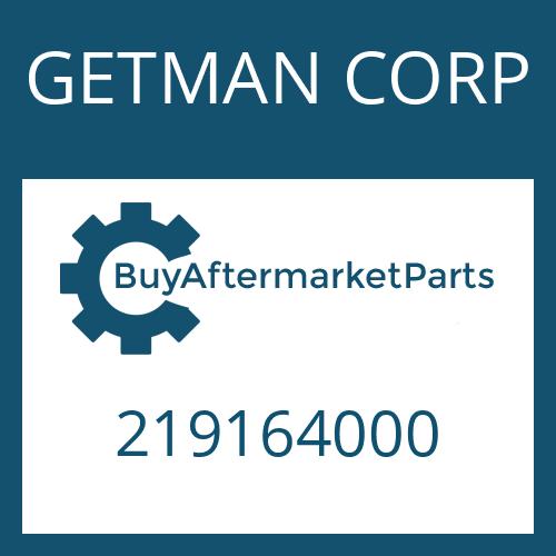 GETMAN CORP 219164000 - OUTPUT GEAR N4