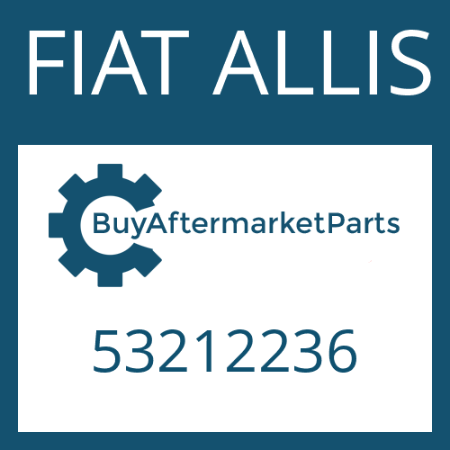 FIAT ALLIS 53212236 - PLUG