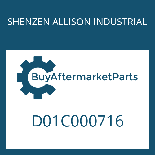 SHENZEN ALLISON INDUSTRIAL D01C000716 - CAPSCREW