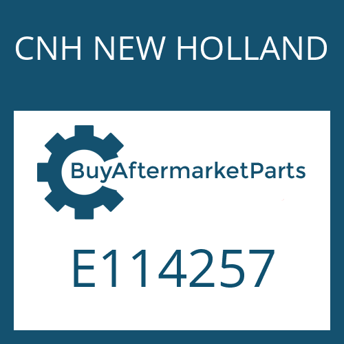 CNH NEW HOLLAND E114257 - HEX BOLT & LOCKWASHER