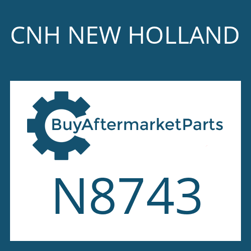 CNH NEW HOLLAND N8743 - WASHER for Heavy Equipment