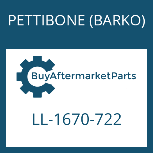 PETTIBONE (BARKO) LL-1670-722 - WASHER