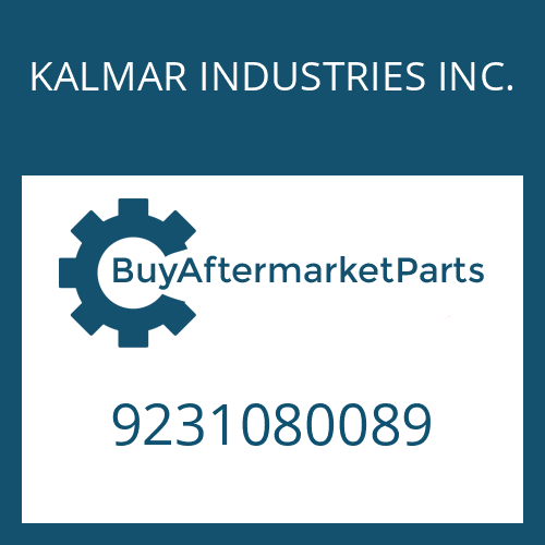 KALMAR INDUSTRIES INC. 9231080089 - LOCK PLATE