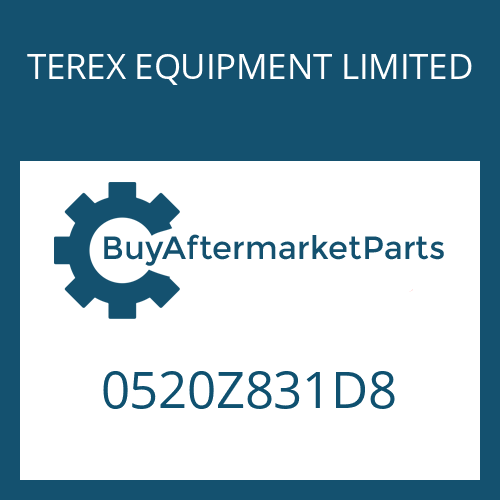 TEREX EQUIPMENT LIMITED 0520Z831D8 - LOCK PLATE