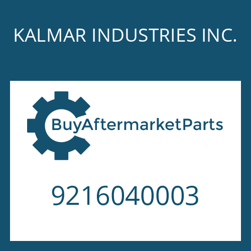 KALMAR INDUSTRIES INC. 9216040003 - SNAP RING