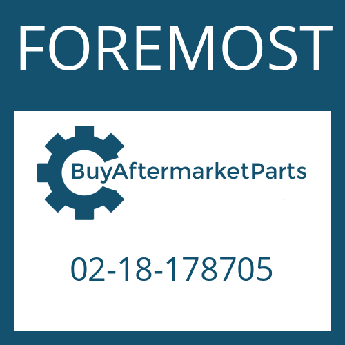 FOREMOST 02-18-178705 - BOLT