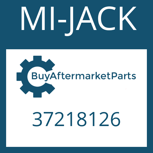 MI-JACK 37218126 - O RING