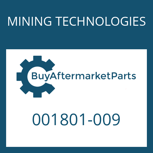 MINING TECHNOLOGIES 001801-009 - RETAINER