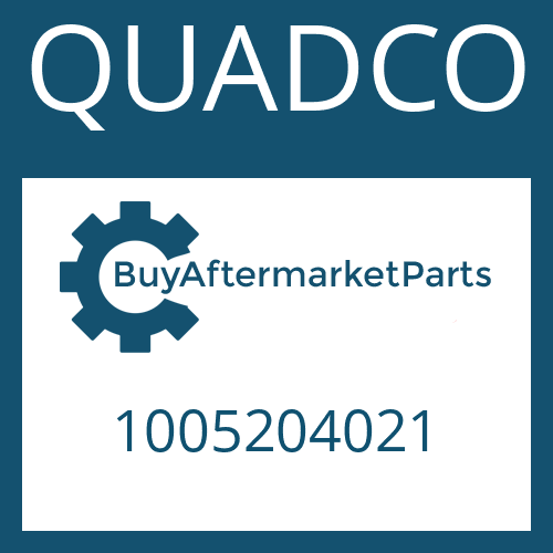 QUADCO 1005204021 - WASHER