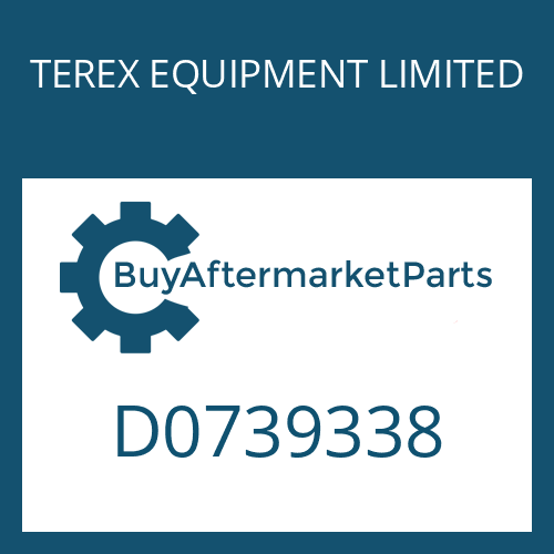 TEREX EQUIPMENT LIMITED D0739338 - HUB