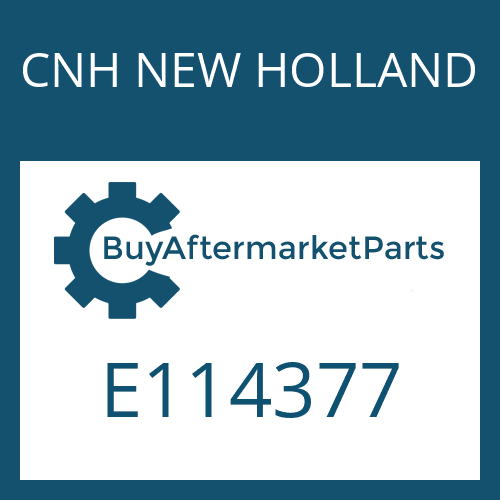 CNH NEW HOLLAND E114377 - TURBINE