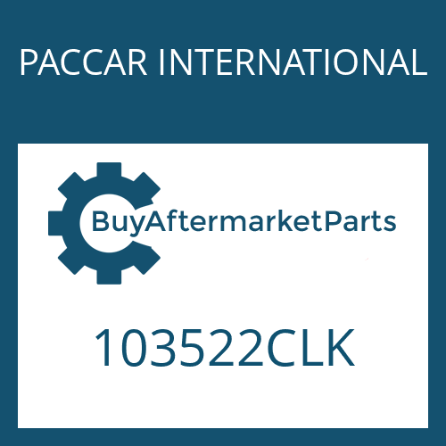 PACCAR INTERNATIONAL 103522CLK - NUT