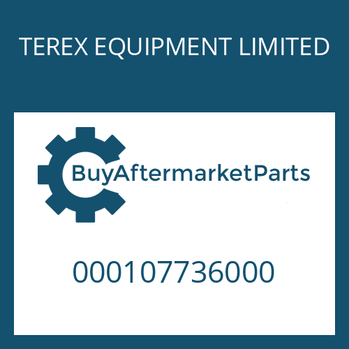 TEREX EQUIPMENT LIMITED 000107736000 - WASHER