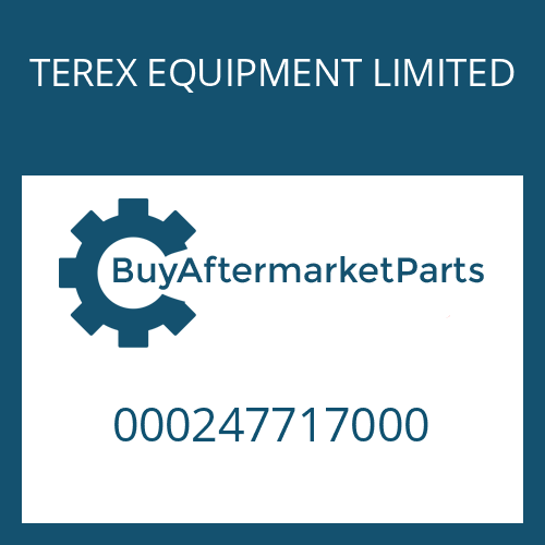 TEREX EQUIPMENT LIMITED 000247717000 - RING-RETAINING EXTERNAL TYPE