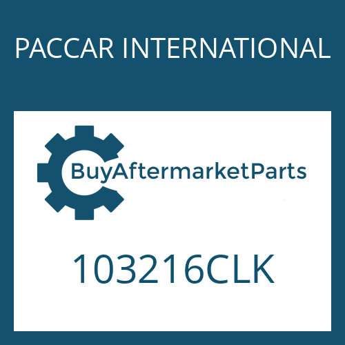 PACCAR INTERNATIONAL 103216CLK - DOWEL