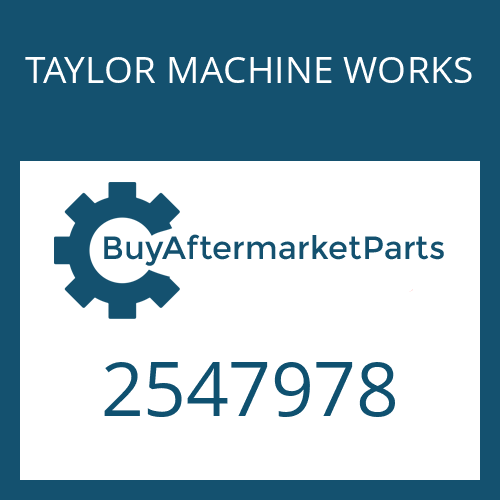 TAYLOR MACHINE WORKS 2547978 - SCREW