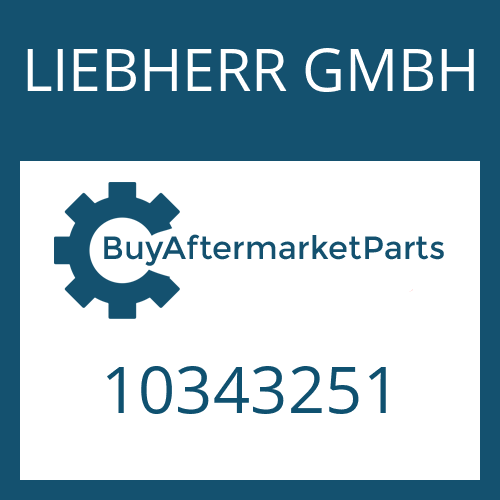 LIEBHERR GMBH 10343251 - HOUSING
