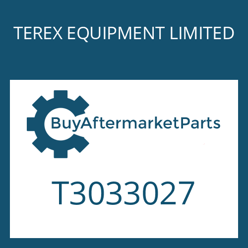 TEREX EQUIPMENT LIMITED T3033027 - SCREW