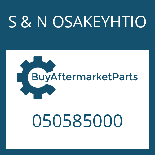 S & N OSAKEYHTIO 050585000 - U-JOINT-KIT