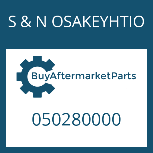 S & N OSAKEYHTIO 050280000 - U-JOINT-KIT