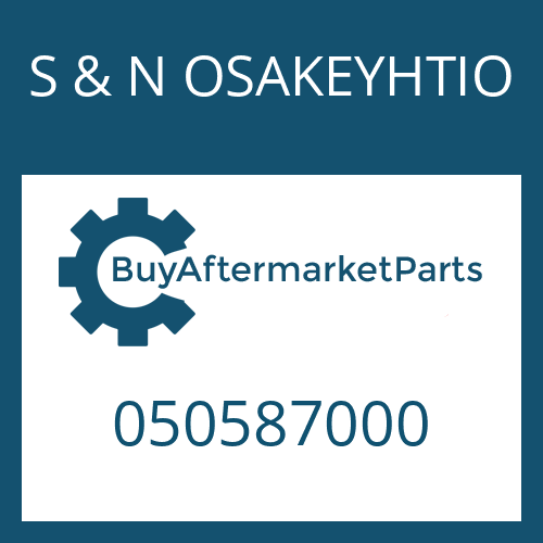 S & N OSAKEYHTIO 050587000 - U-JOINT-KIT