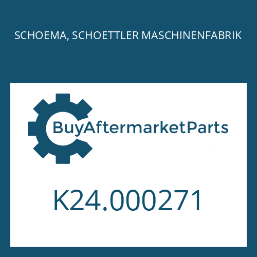 SCHOEMA, SCHOETTLER MASCHINENFABRIK K24.000271 - SEAL